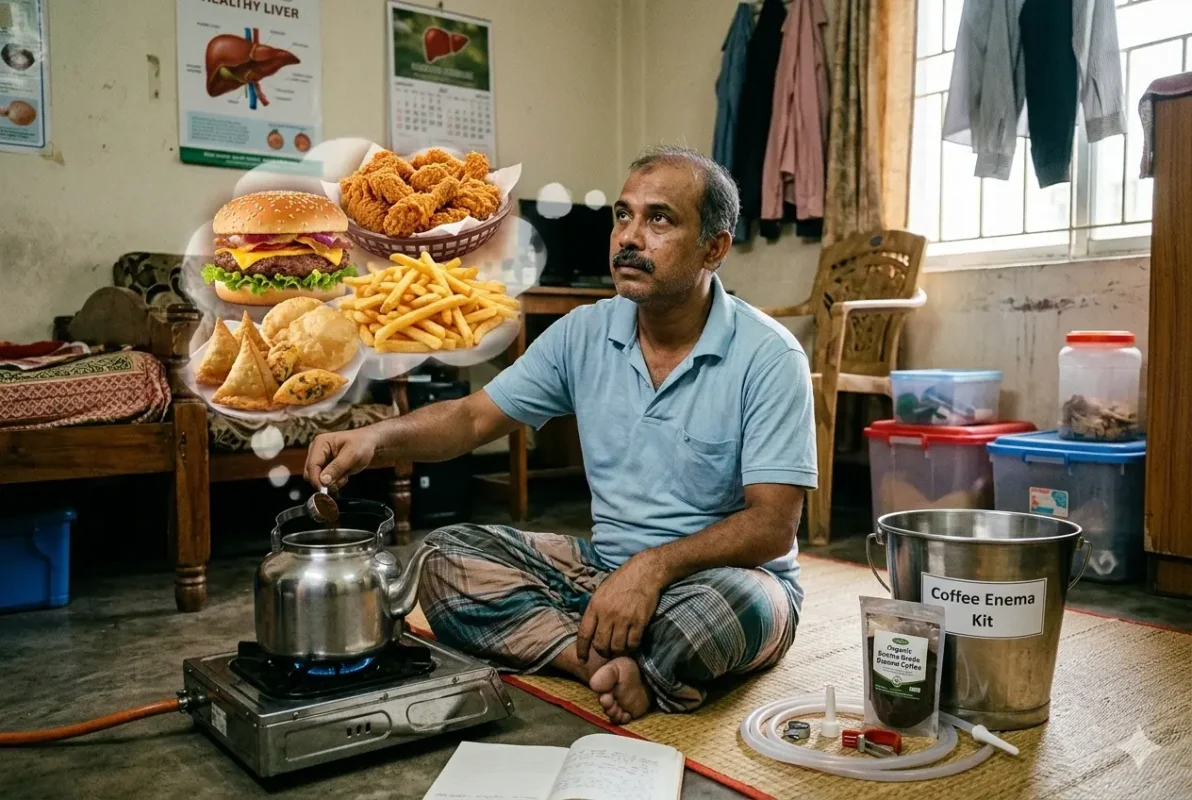 লিভার ও কোলন পরিষ্কার রাখতে কফি এনিমা