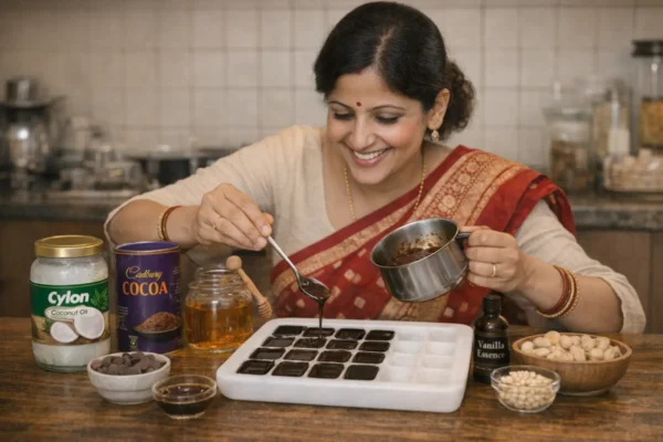 ঘরেই ডার্ক চকলেট তৈরির সহজ রেসিপি